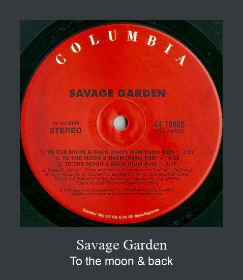 Savage garden album 1997. Savage garden the moon. To the moon & back от savage garden. To the moon and back savage. To the moon and back savage.